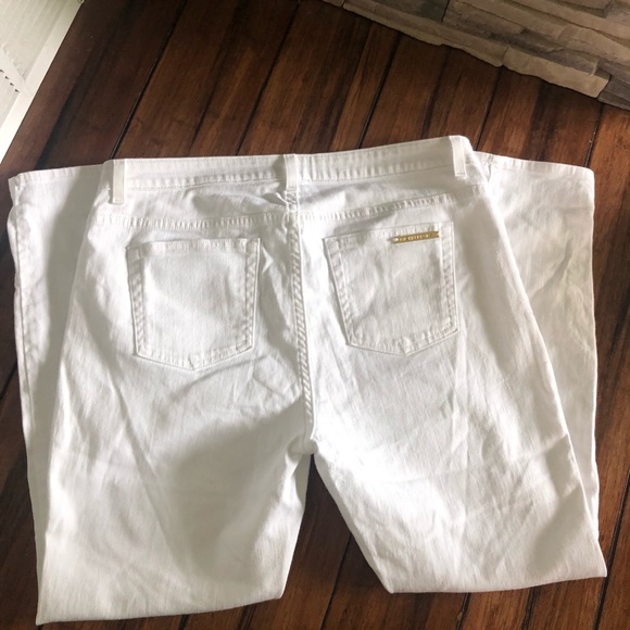 Like New!!! Michael Kors straight white jeans - Picture 3 of 4